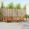 vidaXL Set de canapele de exterior 7 pcs natural Lemn Solid de Acacia