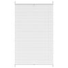 Jaluzea plisse, alb, 80x150 cm, pliuri