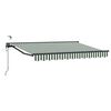 vidaXL Cort electric retractabil Verde, Alb, Antracit 3 x 2,5 m