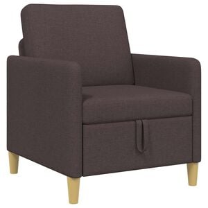 vidaXL Sofa cu Spațiu de Depozitare Maro &icirc;nchis 72 x 78 x 87 cm