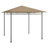 vidaXL Pavilion, gri taupe, 3x3x2,7 m, 180 g/m&sup2;