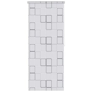 vidaXL Jaluzea roletă de duș 80x240 cm Model pătrate