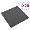 vidaXL Covor 20 pcs Antracit 50 x 50 cm 100% polipropilenă