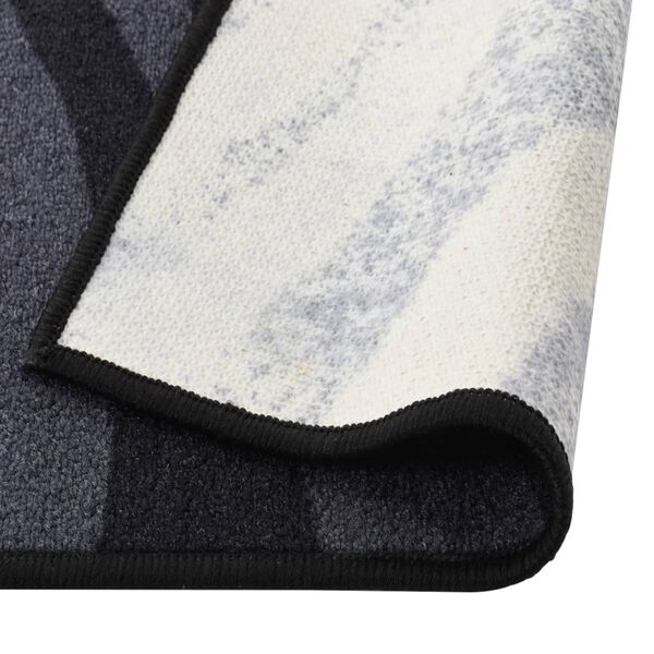 vidaXL Covor traversă, negru, 80x600 cm