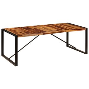 vidaXL Masă de bucătărie, 220x100x75 cm, lemn masiv de acacia