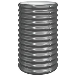 vidaXL Jardinieră antracit 40x40x68 cm oțel galvanizat