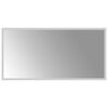 vidaXL Oglindă de baie cu LED Transparent 80 x 40 cm sticlă securizată