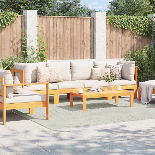 vidaXL Covoare de zonă Pătrat PALMERAS Verde 240 x 240 cm Poliester