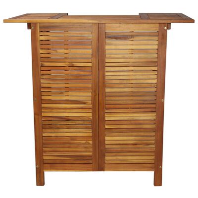 vidaXL Masă de bar, 110 x 50 x 105 cm, lemn masiv de acacia