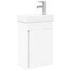 vidaXL Unitate de baie cu robinet Alb 40,5 x 22,5 x 62 cm