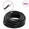 vidaXL Cord din Piele Negru &Oslash;5 mm x 10 m Piele