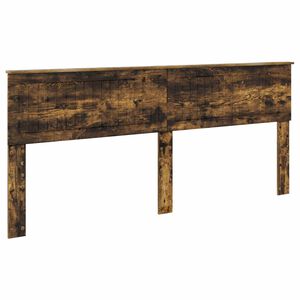 vidaXL Tăblie cap Stejar fumuriu 200 cm Lemn compozit