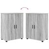 vidaXL Dulap de Baie Gri Sonoma 60 x 35 x 80 cm Lemn compozit & Metal