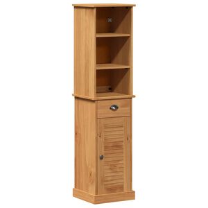 vidaXL Set de mobilier pentru baie VIGO 2 pcs Maro și Maro Miere