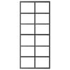 vidaXL Ușă glisantă cu set feronerie, 90x205 cm, sticlă ESG/aluminiu