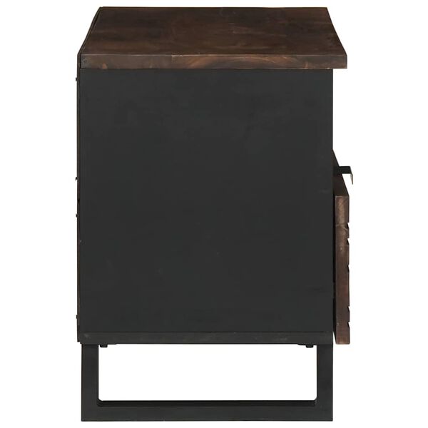 vidaXL Unități TV cu sertar castan 80 x 33 x 46 cm Lemn compozit