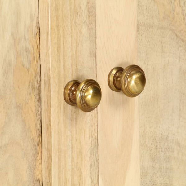 vidaXL Dulap lateral, 65 x 30 x 75 cm, lemn masiv de mango