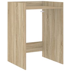vidaXL Dulap pentru mașina de spălat Stejar Sonoma 67,5 x 62 x 97 cm