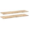 vidaXL Rafturi plutitoare 2 buc. 140x40x2cm lemn masiv acacia netratat