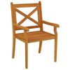 vidaXL Set mobilier de grădină, 9 piese, lemn masiv de acacia