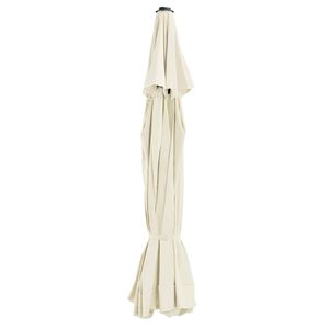 vidaXL P&acirc;nză de schimb umbrelă de soare de exterior nisipiu 515 cm
