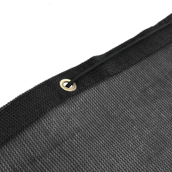 vidaXL Plasă de container, negru, 4 x 8 m, HDPE