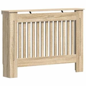 vidaXL Mască pentru calorifer, 112x19x81,5 cm, lemn prelucrat