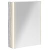 vidaXL Dulap cu oglindă pentru baie Gri Sonoma 53,5 x 15,5 x 70 cm