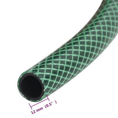 vidaXL Furtun de aer, verde, 0,6", 10 m, PVC