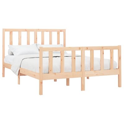 vidaXL Cadru de pat, 120x200 cm, lemn masiv de pin