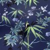 DUTCH WALLCOVERINGS Tapet "Jasmine Garden", albastru