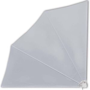 vidaXL Copertină laterală pliabilă de balcon, gri, 140x140 cm