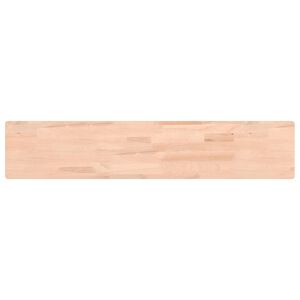 vidaXL Raft de perete, 100x20x4 cm, lemn masiv de fag