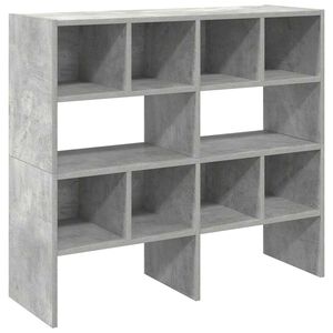 vidaXL Rafturi de pantofi 2 buc stivuibile beton gri 89,5x30x40 cm