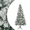 vidaXL Brad de Crăciun artificial cu glob 120 cm 150 LED-uri Alb cald