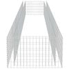 vidaXL Strat &icirc;nălțat gabion, 540 x 90 x 50 cm, oțel galvanizat