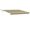 vidaXL Cortina Retractabilă Verde și galben 300 x 250 cm