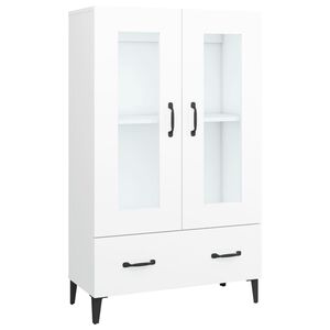 vidaXL Dulap &icirc;nalt, alb, 70x31x115 cm, lemn prelucrat