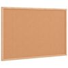 vidaXL Tablă de plută cu ramă din lemn masiv de pin 60x40 cm