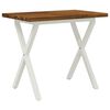 vidaXL Masă de dining pătrată 110 x 55 x 75 cm Lemn Solid de Acacia