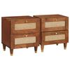 vidaXL Dulap de noapte 2 buc. Maro 40 x 33,5 x 46 cm