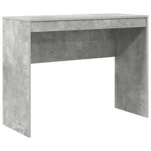 vidaXL Birou Gri din beton 100 x 40 x 76 cm