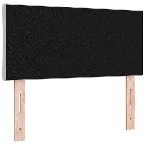 vidaXL Tăblie cap cu headboard Gri deschis 90 cm Catifea