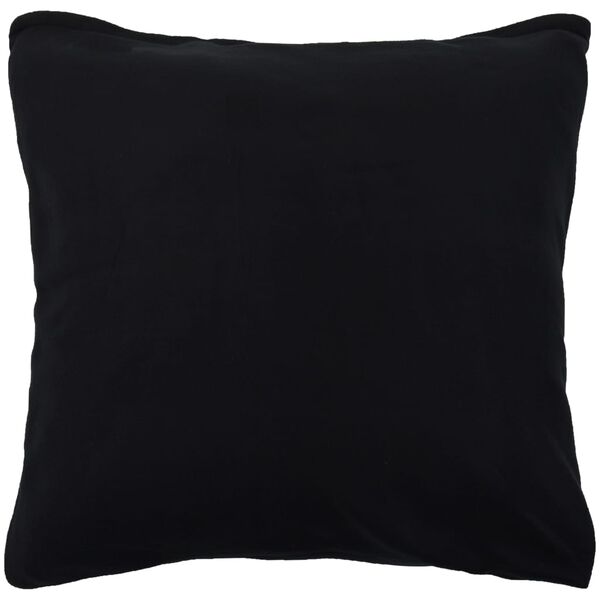 vidaXL Set lenjerie pat, negru, 155x200/80x80 cm, fleece