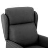 vidaXL Fotoliu recliner Gri &icirc;nchis 66.5 x 94 x 101.5 cm Poliester