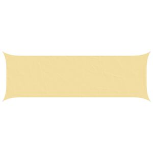 vidaXL P&acirc;nză de umbră Nisipiu 6 x 2 m 100% poliester Oxford