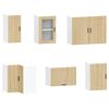 vidaXL Set dulap de bucătărie din 11 piese &bdquo;Porto&rdquo; lemn stejar Sonoma