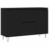 vidaXL Servantă, negru, 101,5x35x70 cm, lemn prelucrat