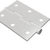 vidaXL Hinge 12 pcs Argintiu 50 x 38 x 1,3 mm Oțel
