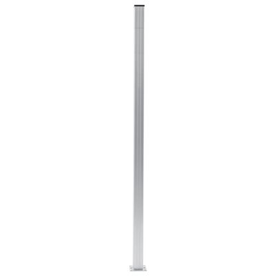vidaXL Stâlpi de gard, 2 buc., 185 cm, aluminiu